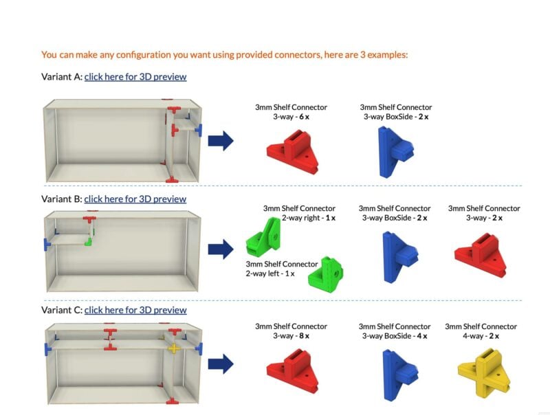 Easy access inserts for tactix containers - small parts storage (voron  build kit) by robertgriffiths, Download free STL model